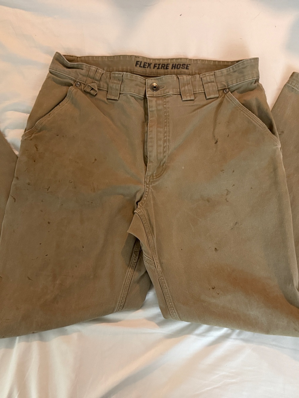 Duluth Trading Co Men's Khaki Work Chinos - Brown/Tan
